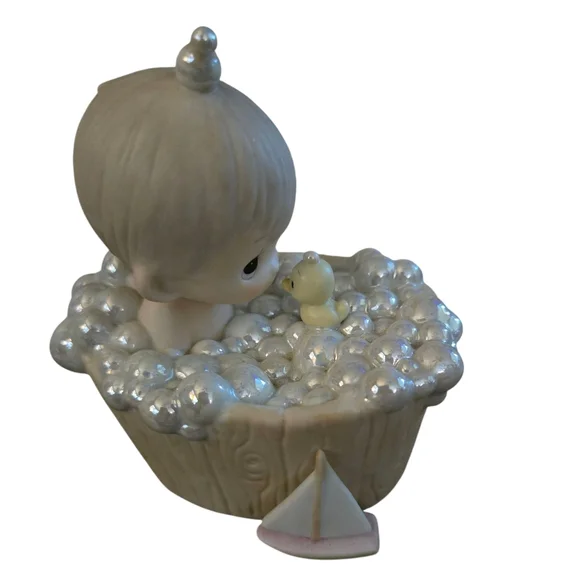 Precious Moments Porcelain Figurines Lot Of 5 1983-1989 - Picture 6 of 16